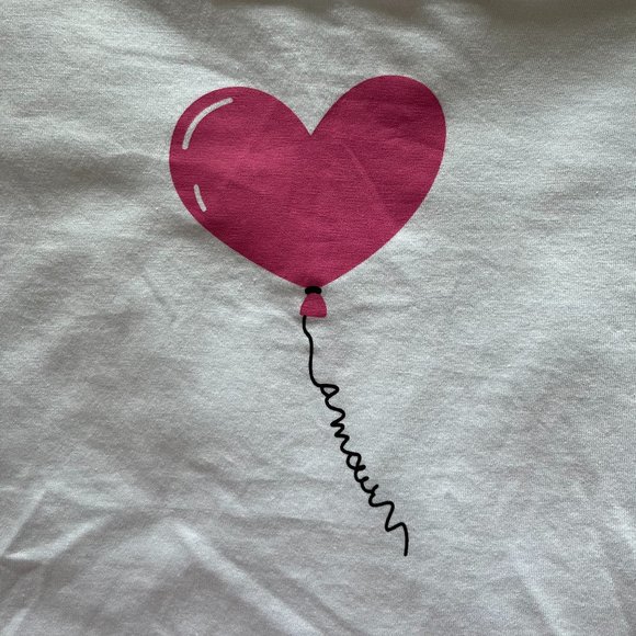 French Connection Amour Balloon Cropped T-Shirt (NWT) - Picture 8 of 11